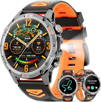 Joautrial Reloj Inteligente Hombre Militar