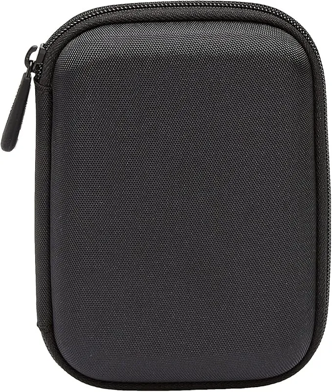 Funda de Disco Duro Amazon Basics Negro y Naranja
