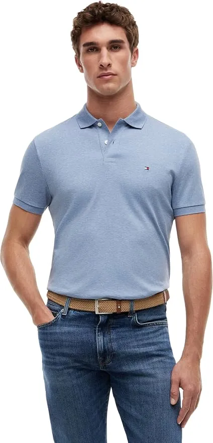 Polo Tommy Hilfiger de Manga Corta para Hombre Liquid Cotton