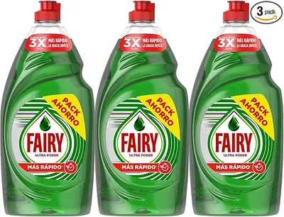Fairy Ultra Poder Original Líquido Lavavajillas 3x900ML