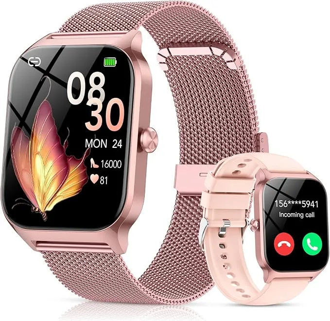Reloj Inteligente Mujer con Llamadas Bluetooth y Asistente IA