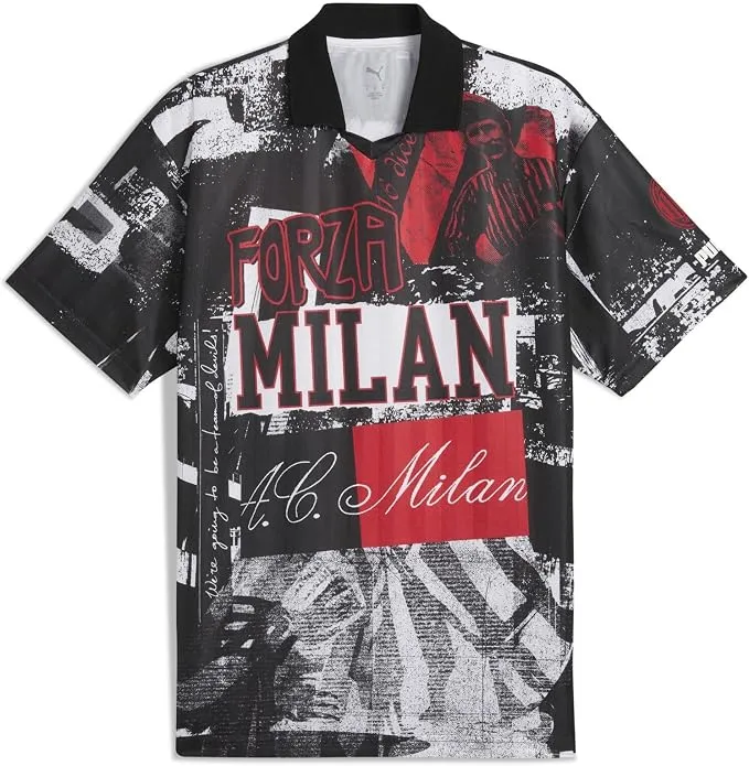 Camiseta Deportiva AC Milan Vintage Ftblnrgy+ Retro Oficial Unisex Talla S