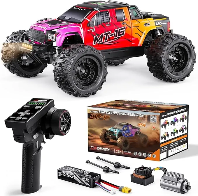 DIKAVEY 1/16 50 mph Sin Escobillas 4wd RC Truck