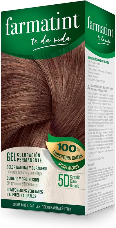Farmatint 5D Castaño Claro Dorado