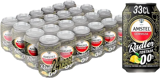 Cerveza tostada Amstel Radler 0,0