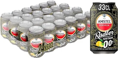 Cerveza tostada Amstel Radler 0,0