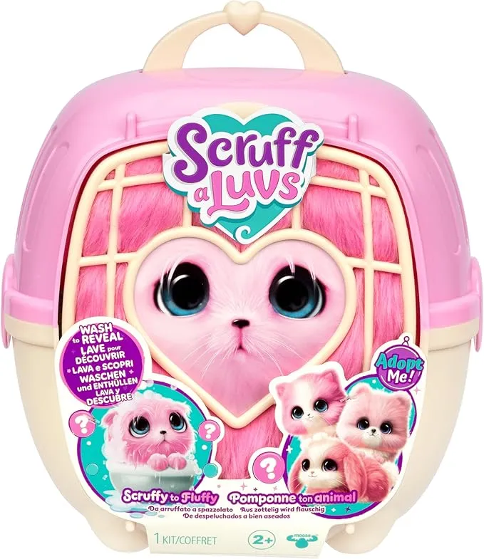 Little Live Pets Scruffaluvs Mascota Rosa