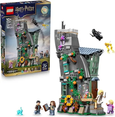 LEGO Harry Potter Casa de Luna Lovegood con Ladrillo Luminoso y 5 Minifiguras