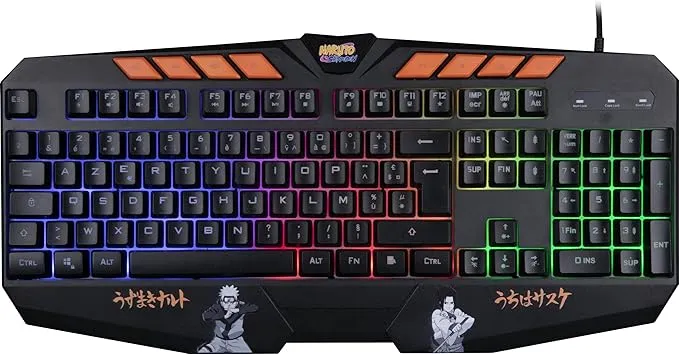 Konix Naruto Shippuden Teclado Gaming con Cable