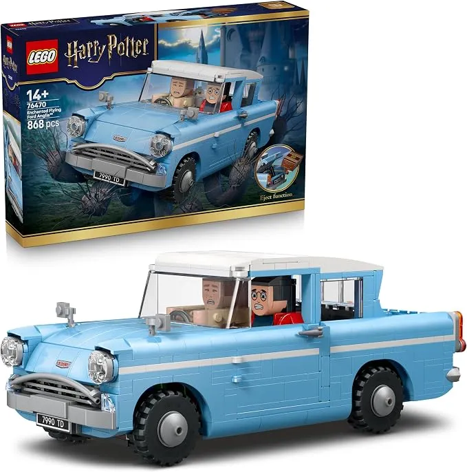 LEGO Harry Potter Ford Anglia Volador Encantado - Maqueta con Figuras