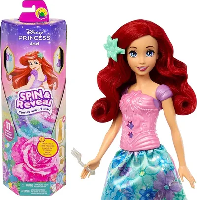 Mattel Disney Princess Spin & Reveal Ariel Muñeca