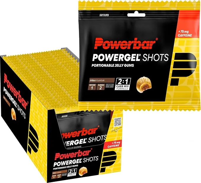 Gominolas Energéticas Powerbar Sabor Cola con Cafeína y Vitamina B6