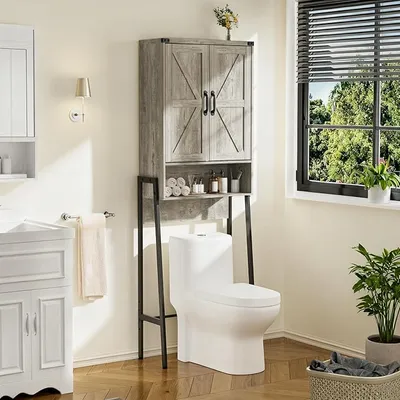 BonVache EstanterÃa para inodoro con puertas
