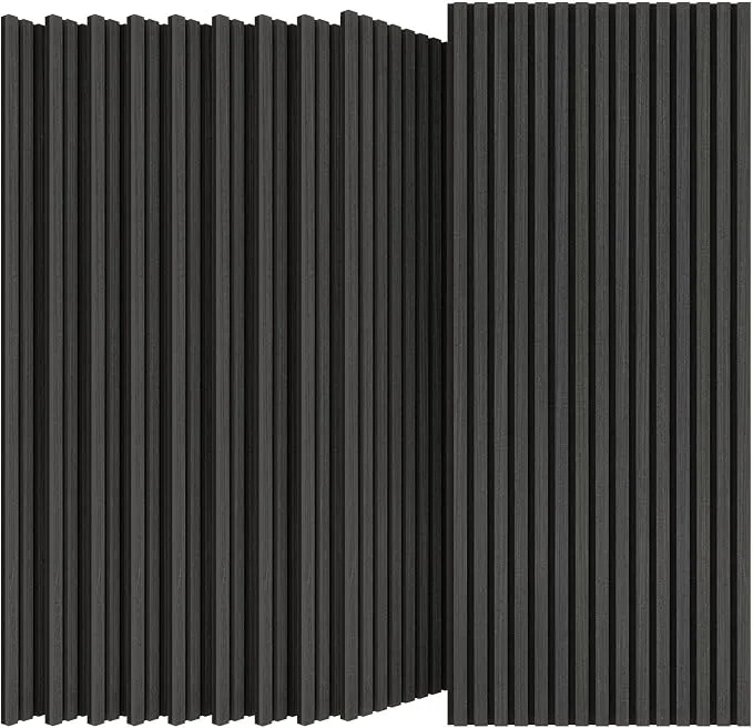 Pack 10 Paneles Decorativos Insonorizantes Tonor Negro 120x60cm