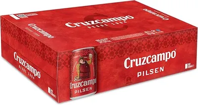 Cruzcampo - Pack de 24 latas de cerveza pilsen