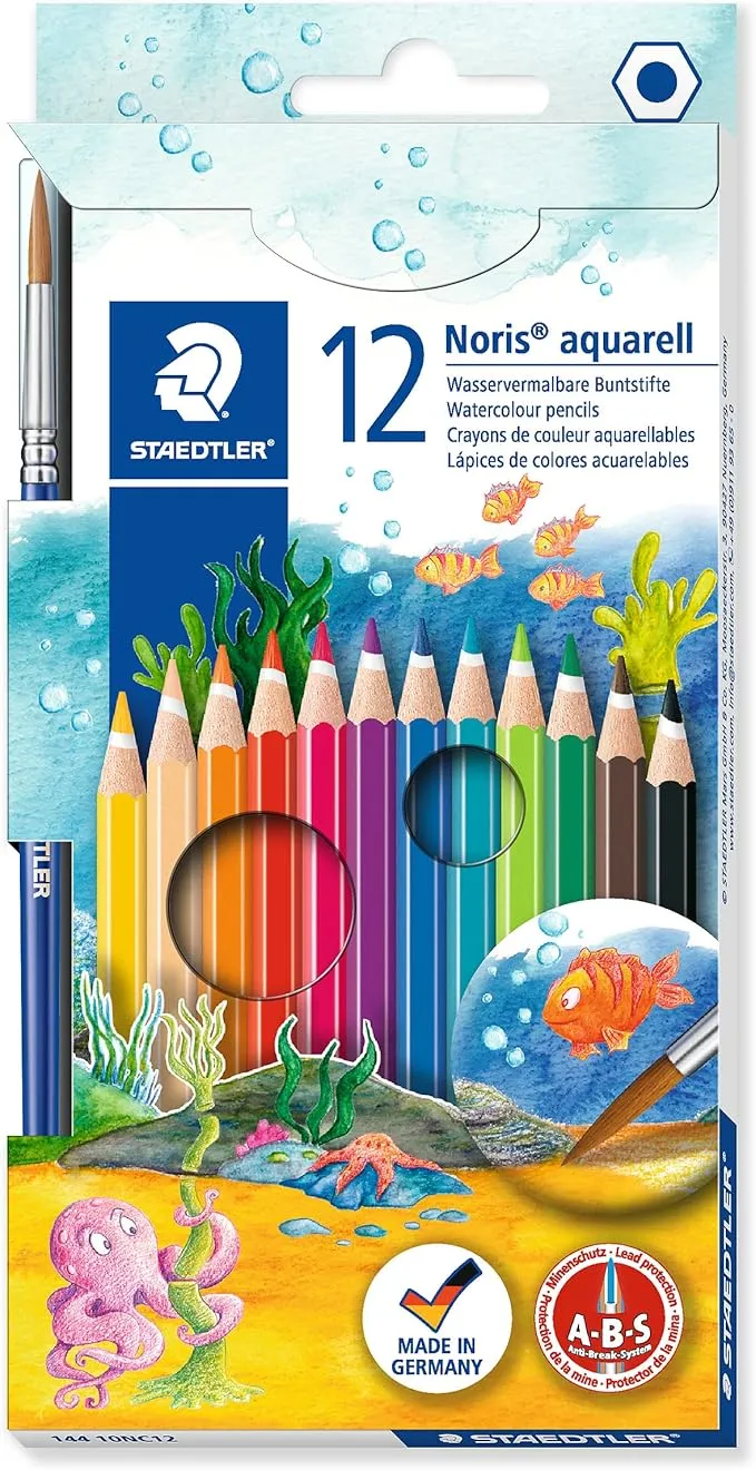 Lápices de Colores Acuarela Staedtler (Pack 12)