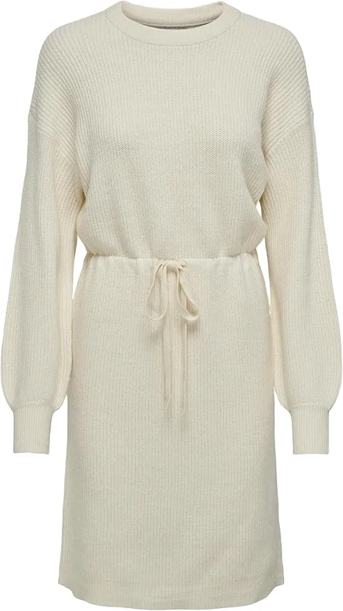 Vestido ONLY ONLKATIA LS String O-Neck Dress CC KNT