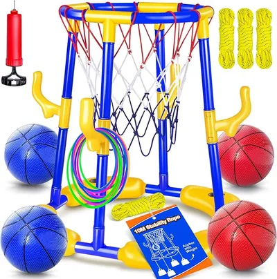 Baloncesto Piscina 4 Bolas