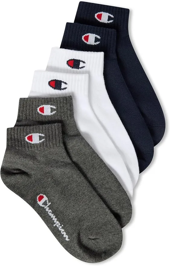Pack 6 Pares Calcetines Champion Core Junior hasta la Rodilla Unisex