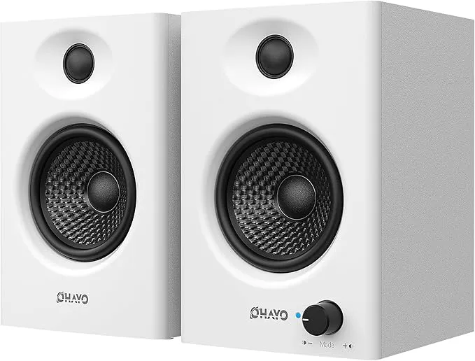 Altavoces OHAYO 60W Bluetooth 5.3, USB/RCA/AUX, Sistema Estéreo 2.0 para PC y Gaming