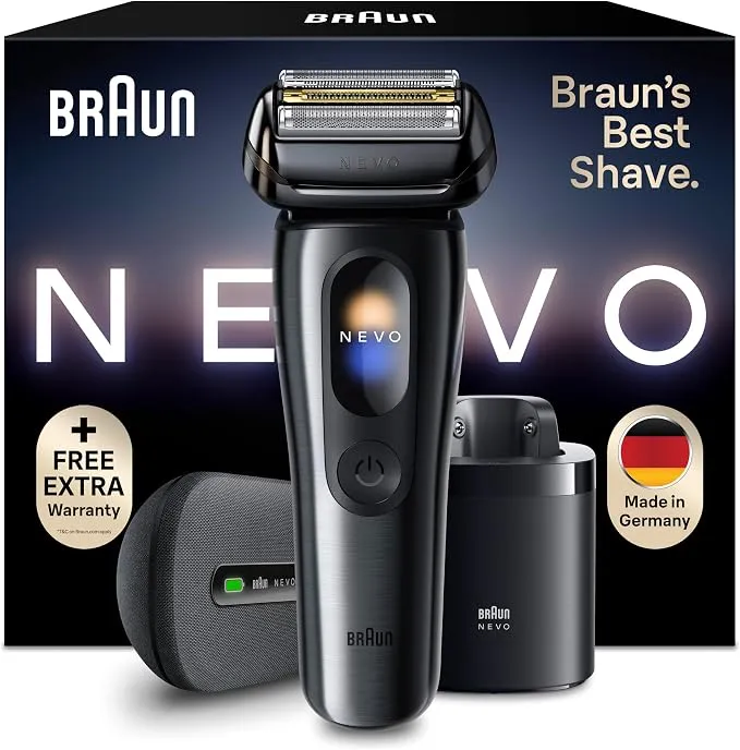 Braun NEVO Afeitadora Eléctrica Hombre NEVO17015C con Tecnología AeroTouch