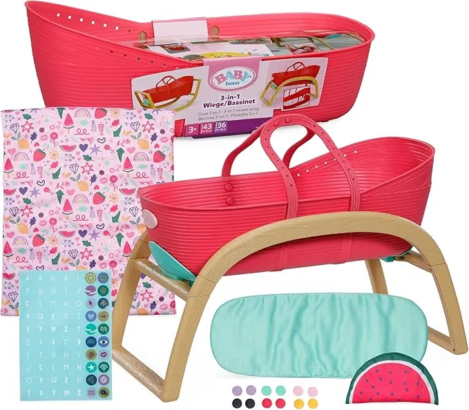 BABY born Capazo 3 en 1 con Click & Play