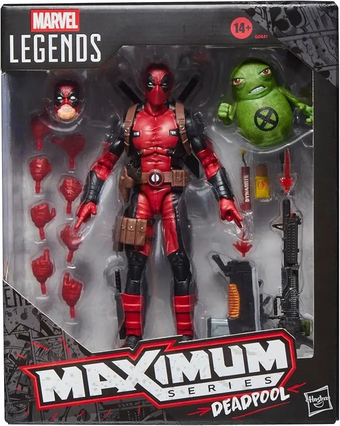 Marvel Legends Maximum Series, Figura de acción de Deadpool con Doop
