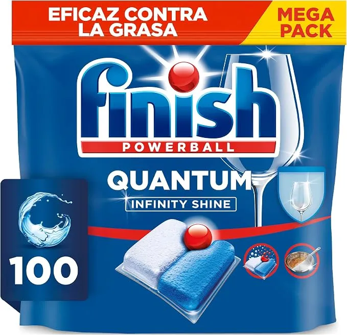 Finish Powerball Quantum All in 1 Pastillas para el lavavajillas
