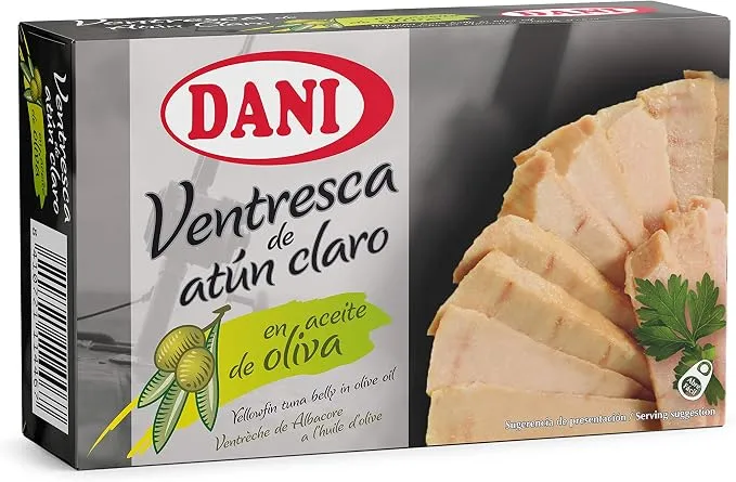 Pack Ventresca de Atún Claro Dani en Aceite de Oliva (6 latas)