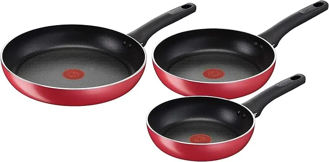 Lagostina Cucina Mediterranea - Juego de 3 Sartenes Antiadherentes