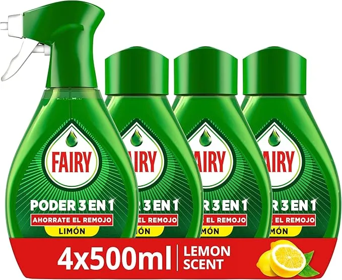 Fairy Poder Sin Remojo Limón Spray Recambio