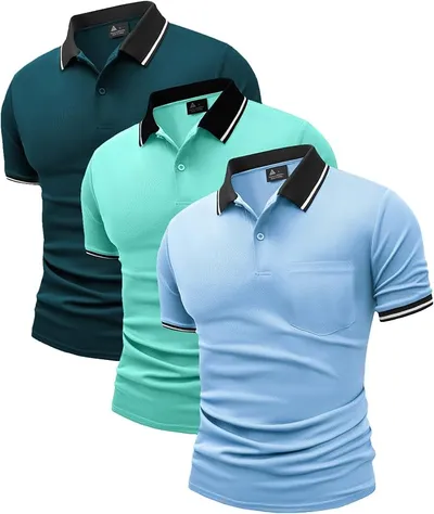PACK 3 POLOS JACKETOWN