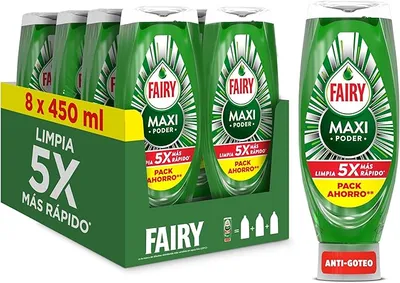 Fairy Maxi Poder Lavavajillas Liquido a Mano