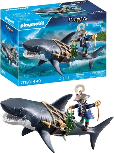 PLAYMOBIL Piratas Tiburón Gigante