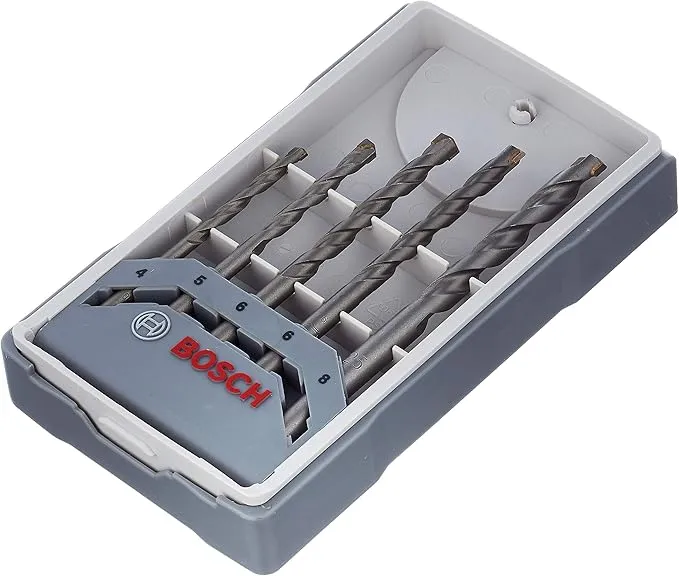 Juego de 5 brocas Bosch para hormigón