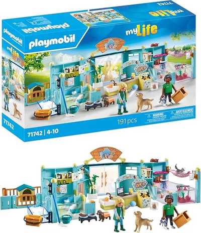 PLAYMOBIL My Life 71742 Hotel para Animales