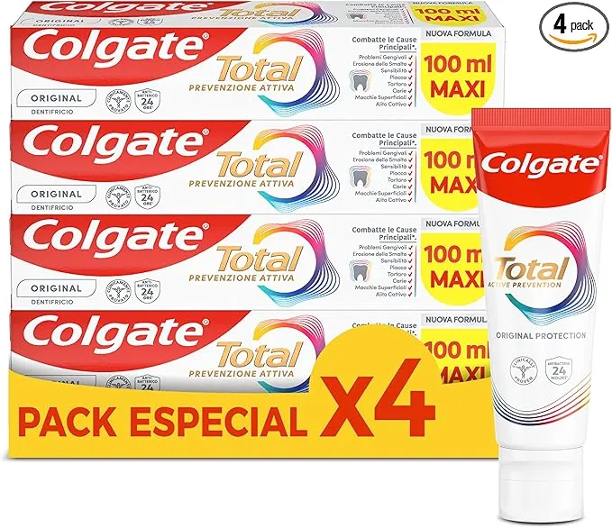 Colgate Total Prevención Activa Pack 4