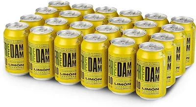 Cerveza sin alcohol Free Damm con toque de limón