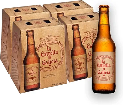 Estrella Galicia - La Estrella de Galicia - Cerveza Lager Premium