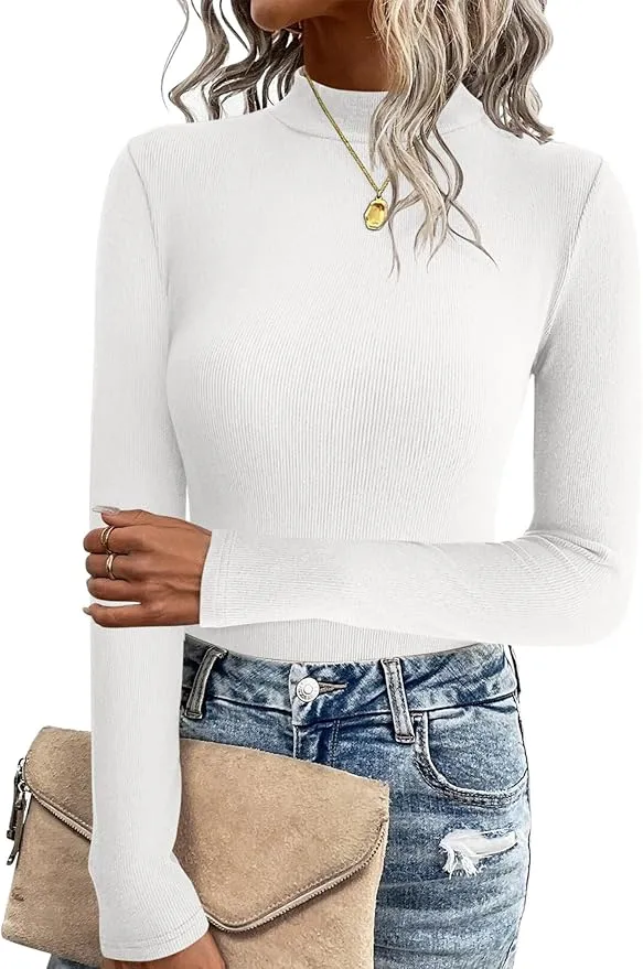 Zeagoo Jersey Mujer Cuello Alto