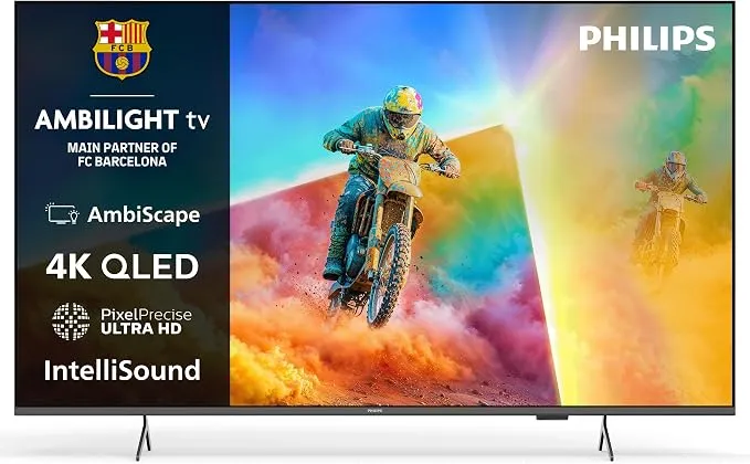 Smart TV Philips 55PQS8501 4K QLED 55" con Ambilight y Dolby Atmos