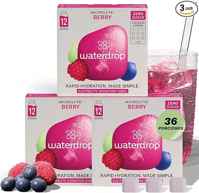 BEBIDA WATERDROP MICROLYTE BERRY