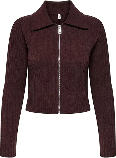 ONLY Onlelly Life LS Polo Zip Cardigan CC Knt