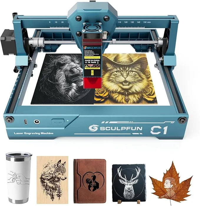 SCULPFUN C1 Mini grabadora láser portátil