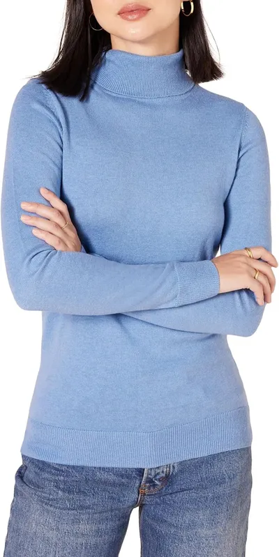 Amazon Essentials Jersey de Manga Larga Ligero Clásico Mujer