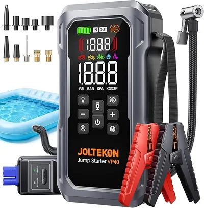 Arrancador de BaterÃas de Coche con Compresor de Aire Joltekon