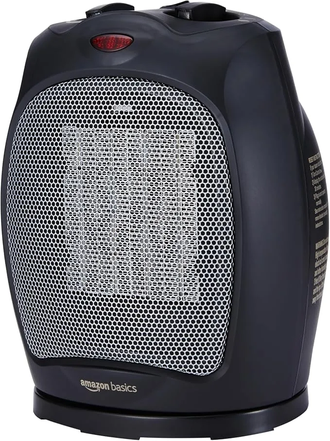 Calefactor Amazon Basics Cerámica Oscilante 1800W