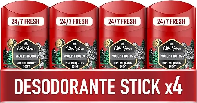 Old Spice Wolfthorn Desodorante En Barra Para Hombres