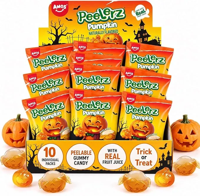 AMOS Peelerz Gomitas Sabor Caramelo y Fruta 240g