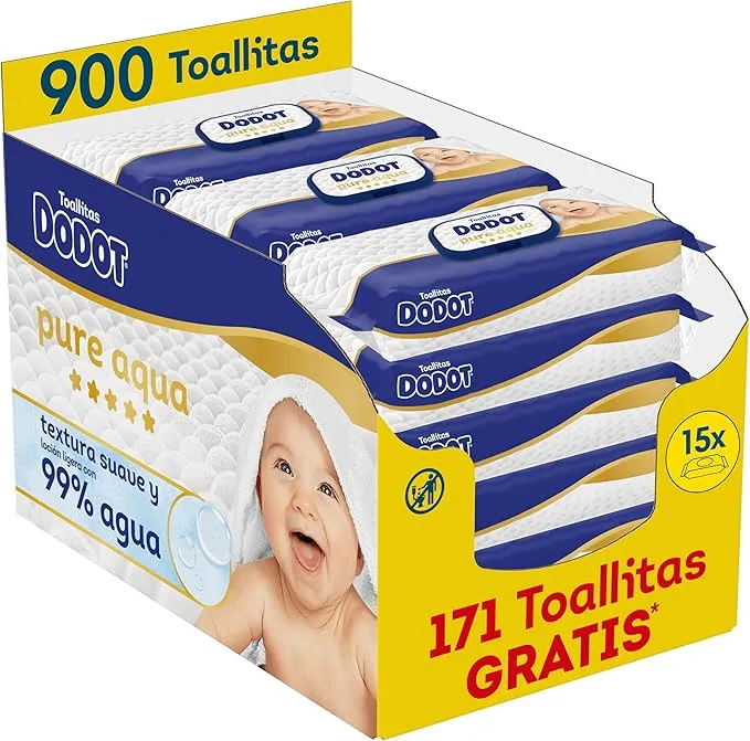Toallitas Dodot Pure Aqua Soft